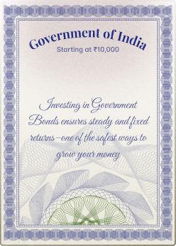 Government of India bond certificate